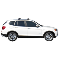 Yakima Black 2 Bar Roof Rack - BMW X3  5dr SUV 6/14 - 10/17 (S7YB &amp; K670)