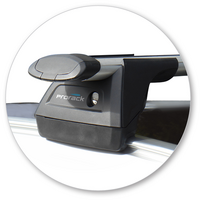 Prorack Black 2 Bar Aero Through Bar kit to suit BMW X3 5dr SUV (2010 - 10/2017)