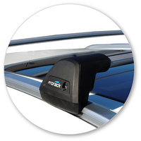 Prorack Silver 2 Bar Aero Flush Bar kit to suit Suzuki S-Cross 5dr SUV (2013 - 5/2021)