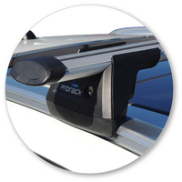 Prorack Black 2 Bar Aero Through Bar kit to suit Suzuki S-Cross 5dr SUV (2013 - 5/2021)