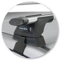 Prorack Silver 2 Bar Aero Through Bar kit to suit Kia Picanto 5dr Hatch (2017 - Current)