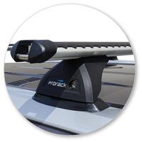 Prorack Silver 2 Bar Heavy Duty Through Bar kit to suit Toyota Highlander GXL/Limited 5dr SUV (2014 - 5/2021)