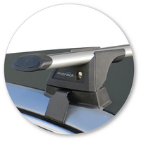 Prorack Black 2 Bar Aero Through Bar kit to suit Skoda Superb 4dr Sedan (2015 - Current)