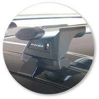 Prorack Silver 2 Bar Aero Through Bar kit to suit Suzuki Swift 5dr Hatch (2017 - Current)