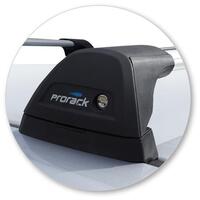 Prorack Black 2 Bar Aero Flush Bar kit to suit Isuzu D-Max LS-U/LS-M Crew Cab 4dr Ute (2012 - 9/2020)