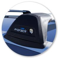 Prorack Black 2 Bar Aero Flush Bar kit to suit Isuzu MU-X 5dr SUV (5/2017 - 7/2021)