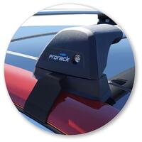 Prorack Black 2 Bar Aero Flush Bar kit to suit Hyundai i30 Glass Roof 5dr Hatch (2017 - Current)