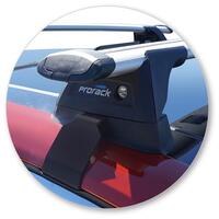 Prorack Silver 2 Bar Aero Through Bar kit to suit Hyundai i30 Glass Roof 5dr Hatch (2017 - Current)