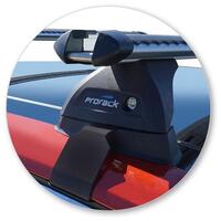 Prorack Silver 2 Bar Heavy Duty Through Bar kit to suit Hyundai i30 Glass Roof 5dr Hatch (2017 - Current)