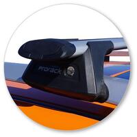 Prorack Silver 2 Bar Aero Through Bar kit to suit Subaru XV 5dr SUV (2012 - 2022)