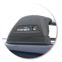 Prorack Silver 3 Bar Aero Flush Bar kit to suit Toyota Land Cruiser Prado 120 Series 5dr SUV (3/2003 - 11/2009)