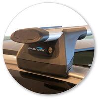 Prorack Silver 2 Bar Aero Through Bar kit to suit Volvo XC60 5dr SUV (11/2017 - Current)