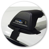 Prorack Silver 2 Bar Aero Flush Bar kit to suit Volkswagen Golf MK7 &amp; 7.5 5dr Hatch (2012 - 2020)