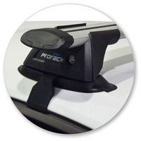 Prorack Black 2 Bar Aero Through Bar kit to suit Volkswagen Golf MK7 &amp; 7.5 5dr Hatch (2012 - 2020)