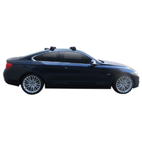 Yakima Black 2 Bar Roof Rack - BMW 4 Series Coupe 2dr Coupe 8/17 - On (S16Y &amp; K571)
