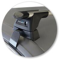 Prorack Black 2 Bar Aero Through Bar kit to suit Volkswagen Arteon Steel Roof 4dr Coupe (2017 - Current)