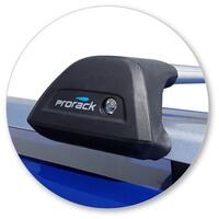 Prorack Silver 2 Bar Aero Flush Bar kit to suit LDV T60/T60 Max/eT60 Double Cab 4dr Ute (10/2017 - Current)