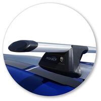 Prorack Black 2 Bar Aero Through Bar kit to suit LDV T60/T60 Max/eT60 Double Cab 4dr Ute (10/2017 - Current)