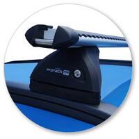 Prorack Black 2 Bar Heavy Duty Through Bar kit to suit Hyundai Kona 5dr SUV (2017 - 6/2023)