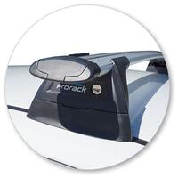 Prorack Black 2 Bar Aero Through Bar kit to suit Holden Commodore VF II 5dr Wagon (4/2017 - 2018)