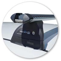 Prorack Silver 2 Bar Heavy Duty Through Bar kit to suit Holden Commodore VF II 5dr Wagon (4/2017 - 2018)