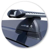 Prorack Silver 2 Bar Heavy Duty Through Bar kit to suit Honda City 4dr Sedan (5/2017 - Current)