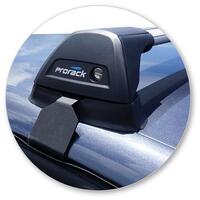 Prorack Silver 2 Bar Aero Flush Bar kit to suit Renault Clio 5dr Hatch (2017 - Current)