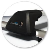 Prorack Silver 2 Bar Aero Flush Bar kit to suit Volkswagen T-Roc 5dr SUV (2020 - Current)