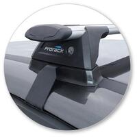 Prorack Black 2 Bar Aero Through Bar kit to suit Ford Focus RS 5dr Hatch (2016 - Current)