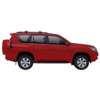 Yakima Black 2 Bar Roof Rack - Toyota Land Cruiser 150 Series Prado 5dr SUV 12/17 - On (S7YB &amp; K328)