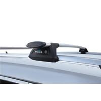 Prorack Silver 2 Bar Aero Through Bar kit to suit Skoda Karoq 5dr SUV (2018 - Current)