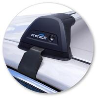 Prorack Silver 2 Bar Aero Flush Bar kit to suit Toyota Camry 4dr Sedan (2018 - Current)