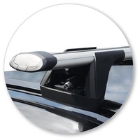 Yakima Black 2 Bar Roof Rack - Jaguar E-Pace  5dr SUV 1/18 - On (S17Y &amp; K1103)