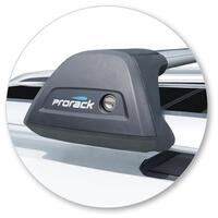 Prorack Silver 2 Bar Aero Flush Bar kit to suit Holden Equinox 5dr SUV (12/2017 - 2020)