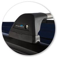 Prorack Silver 2 Bar Aero Flush Bar kit to suit Ford Ecosport 5dr SUV (2018 - Current)