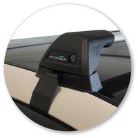 Prorack Black 2 Bar Aero Flush Bar kit to suit Nissan Leaf 5dr Hatch (2018 - Current)