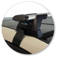 Prorack Silver 2 Bar Aero Through Bar kit to suit Nissan Leaf 5dr Hatch (2018 - Current)