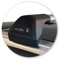 Prorack Silver 2 Bar Aero Flush Bar kit to suit Volvo XC40 5dr SUV (2018 - Current)