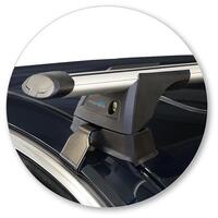 Prorack Black 2 Bar Aero Through Bar kit to suit Holden Commodore 5dr Hatch (2018 - 2020)