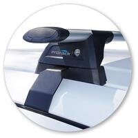 Prorack Silver 2 Bar Aero Through Bar kit to suit Mercedes-Benz X-Class 4dr Ute (4/2018 - Current)