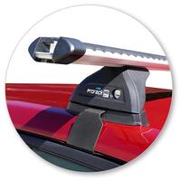 Prorack Black 2 Bar Heavy Duty Through Bar kit to suit Holden Equinox 5dr SUV (12/2017 - 2020)