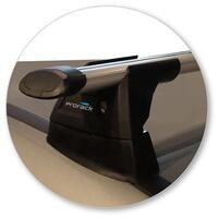 Prorack Black 2 Bar Aero Through Bar kit to suit Mercedes-Benz A-Class 5dr Hatch (2018 - Current)