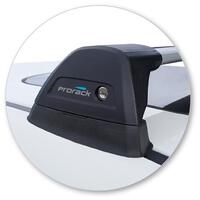 Prorack Silver 2 Bar Aero Flush Bar kit to suit Subaru WRX STI 4dr Sedan (2015 - 5/2022)