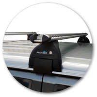 Prorack Black 2 Bar Heavy Duty Through Bar kit to suit Nissan Patrol GU 5dr SUV (1998 - 2010)