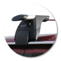 Prorack Black 2 Bar Aero Through Bar kit to suit Nissan Patrol GU 5dr SUV (1998 - 2010)