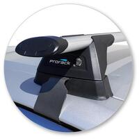 Prorack Black 2 Bar Aero Through Bar kit to suit Toyota Corolla 5dr Hatch (8/2018 - Current)