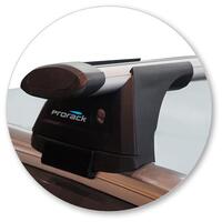 Prorack Black 2 Bar Aero Through Bar kit to suit Audi Q3/RS Q3 5dr SUV (2019 - Current)