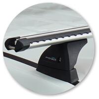 Prorack Silver 2 Bar Heavy Duty Through Bar kit to suit Mitsubishi Triton Double Cab 4dr Ute (2015 - 1/2024)