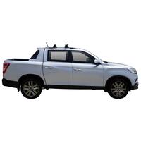 Prorack Silver 2 Bar Heavy Duty Through Bar kit to suit SsangYong Rhino 4dr Ute (2019 - Current)
