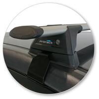 Prorack Black 2 Bar Aero Through Bar kit to suit Hyundai Ioniq 5dr Hatch (2/2019 - Current)